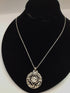 Sourthern Gates Sterling Dogwood Necklace and Earrings SET